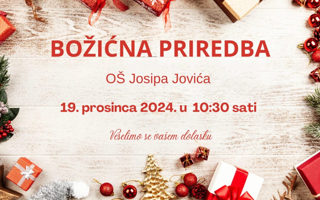 Dobrodošli na našu Božićnu priredbu!